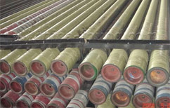 Correct cleaning method for drill pipe of rotary excavator